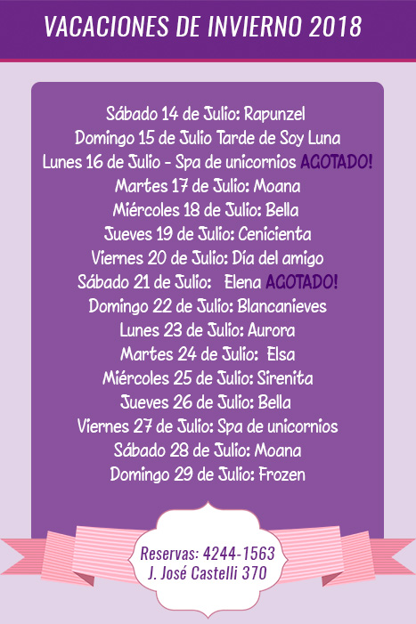 Vacaciones 2018